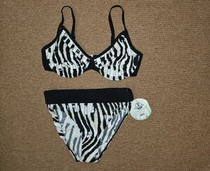 LAST CHANCE Zebra Print Bikini Set